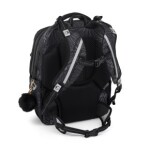 Školská taška Bagmaster ZIPSTER 25 A Black and white flowers