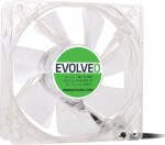 EVOLVEO ventilátor 140mm LED červený (FAN 14 RED)