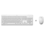 HP 230 Set biela / bezdrôtová klávesnica a myš / USB / CZ+SK (3L1F0AA#BCM)