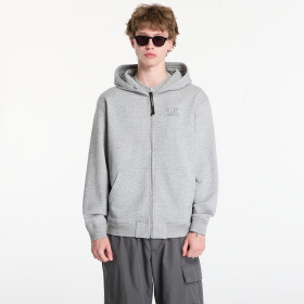 Mikina C.P. Company Diagonal Raised Fleece Zip Hooded Sweatshirt Greystone XL