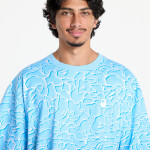 Tričko A BATHING APE Abc Sea Surface Camo Relaxed Fit Tee Blue L