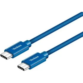 YENKEE YCU C101 BE kábel USB-C 2.0 (M) - USB-C 2.0 (M) 1m modrá / 480mb/s / až 60W (8590669321971)