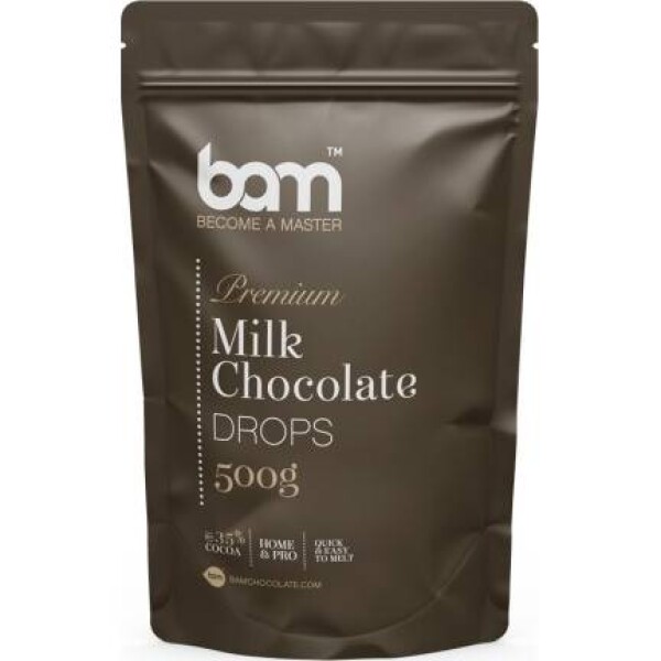 Mliečna čokoláda 35,1%, 500g - BAM - BAM