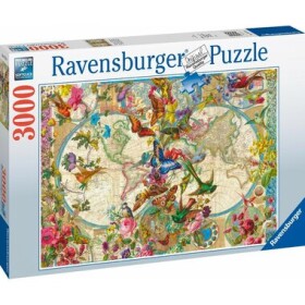 Ravensburger Motýlia mapa sveta