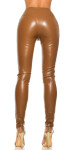 Sexy KouCla leatherlook Pants with zips black M