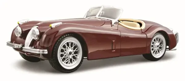 Bburago Jaguar XK 120 Roadster 1951 červená