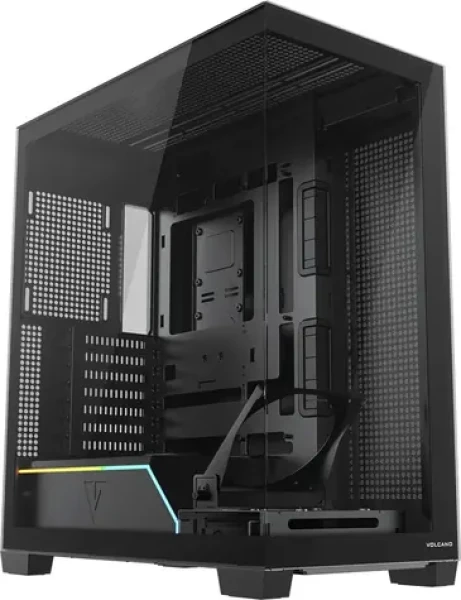 Modecom Volcano Stellar PLUS čierna / ATX / 1x USB-C / 2x USB 3.0 / bez zdroja / priehľadná bočnica (AT-STELLAR-PLUS-NF-0000-10)