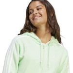 Mikina adidas 3 Stripes FL Full-Zip HD Sweatshirt W IR6077 XS