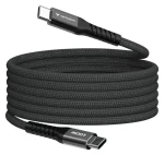 Verbatim Sync Charge Magnetický USB-C kábel 1.2m čierna / USB-C(M) / USB-C(M) / 100 W / PD QC 3.0 (31863)