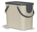 Rotho ALBULA cappuccino / Kôš na triedenie odpadu / 25 l / 23,5 x 40 x 34 cm (1024907422)