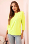 Dámska blúzka 51228 žltá - Kesi UNI
