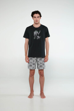 Vamp - Pyžamo s krátkymi rukávmi 20611 - Vamp dark gray XXL