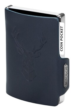 Kožená mini peňaženka Mondraghi Silhouette Modern Deer Blue