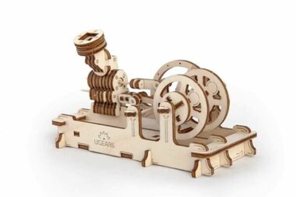 Ugears 3D drevené mechanické puzzle Motor