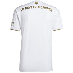 Pánske tričko FC Bayern JSY M HI3886 White with gold - Adidas XL bílo-zlatá