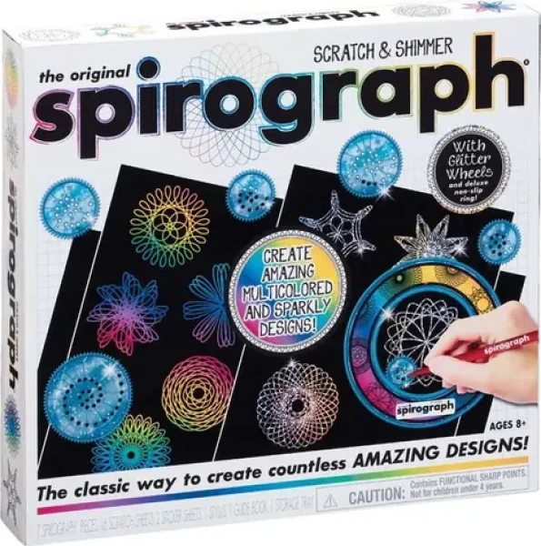 SPIROGRAPH Kreatívna sada Scratch Shimmer