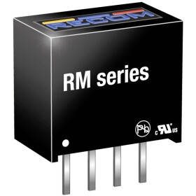 RECOM RM-3.305S DC / DC menič napätia, DPS 5 50 mA 0.25 W Počet výstupov: 1 x; RM-3.305S