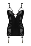 Dámsky erotický korzet Xiomara - BEAUTY NIGHT FASHION černá L/XL