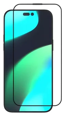 Devia Star Series čierny rámček / Ochranné sklo / iPhone 14 Pro / Tvrdené sklo (6938595370021)