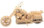 Woodcraft Drevené 3D puzzle Motorka Harley Davidson II