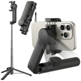 Araree Selfie Pod Gimbal 1X čierna / Selfie tyč s gimbalom a tripodom / Bluetooth diaľková spúšť / teleskopická 69 cm (AR60-02290A)
