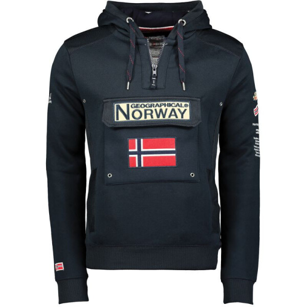 Geographic Norway Gymclass Db 054 M WW2489H/GN/Navy Mikina 3XL