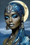 Norimpex Diamantové maľovanie Africká princezná