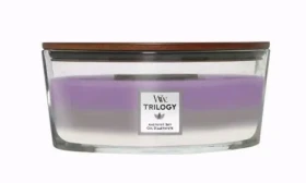 Woodwick Amethyst Sky Elipsa 453.6g - sviečka loď / doba horenia: až 40 h (1707525E)
