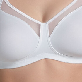 Pohodlná tvarovaná podprsenka Clara 5859 biela - Anita Classix 006 white 100C