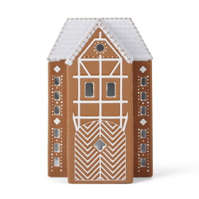 KÄHLER Porcelánový svietnik Gingerbread Lighthouse Large