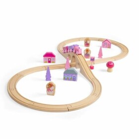 Bigjigs Rail Drevená vláčikodráha osmička pre princezné