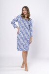 Košeľa Leveza 1662 Eufemia 7/8 M-2XL džínovina XXL