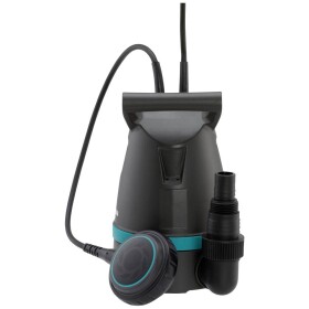 Gardena GARDENA clear water submersible pump 8600 BASIC, submersible / pressure pump (black/turquoise, 400 watts)