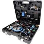 KS Tools 150.2300 Diagnostická servisná sada chladiaceho systému MASTER, 40-dielna; 150.2300