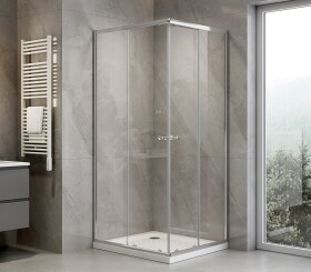 AQUALINE - AGGA obdĺžniková sprchová zástěna 900x800, číre sklo HLF809Y