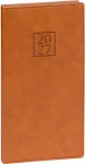 NOTIQUE Prestigio 2027 hnedý / Vreckový diár / 9 × 15,5 cm