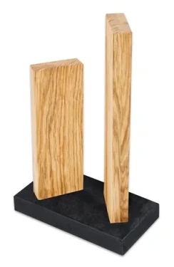 KAI Stonehenge STH-3.3 dub/granit / Blok na nože / magnetický / 4 nože / 18x10x28-30 cm (STH-3.3)