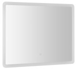 AQUALINE - FAGO zrkadlo s LED osvetlením 80x60cm, dotykový senzor, stmievateľné FA080