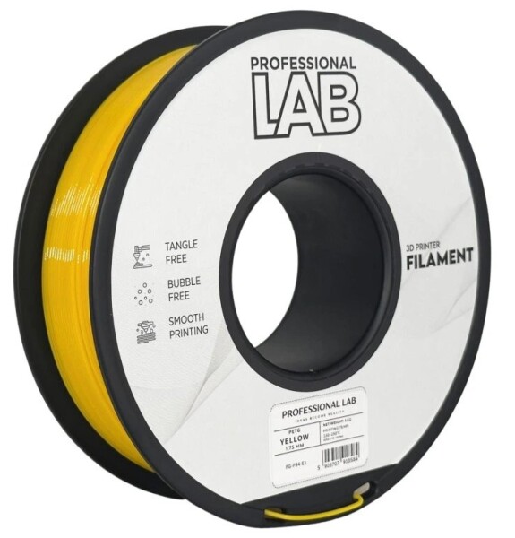 Professional Lab PETG filament 1,75 mm žltý 1 kg