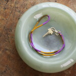 MADAM STOLTZ Sklenená miska Green Ø 33 cm