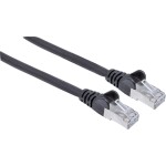 Intellinet 740937 RJ45 sieťové káble, prepojovacie káble CAT 6A S/FTP 5.00 m čierna fóliové tienenie, tienenie pletivom, tienený, bez halogénov 1 ks; 740937