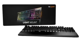 Be quiet! LIGHT MOUNT SILENT LINEAR čierna / Mechanická klávesnica / RGB / Layout DE / USB-C (BT003DE)