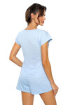 Dámske pyžamo Sky short - Donna světle modrá S