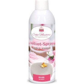 Svetlý strieborný sprej, 400 g - Cake Masters