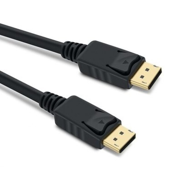 PremiumCord DisplayPort 1.4 prípojný kábel MM 0.5 m čierna / 8K@60Hz / pozlátené konektory (kport8-005)