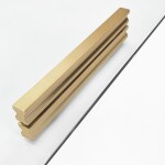 REA - Sprchová kabína Montana Double Gold Brush 80x80 REA-K6695