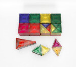 Mamido Mamido Farebná magnetická stavebnica 122 dielov Diamond MT1470