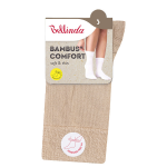 Dámske bambusové ponožky BAMBUS* LADIES COMFORT SOCKS – BELLINDA – béžové 39 - 42