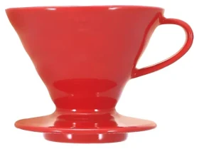 Hario dripper V60-02 červená / Keramický dripper / veľkosť 2