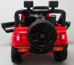 Mamido Veľký červený Jeep X10 s dvoma motormi - Hojdačka